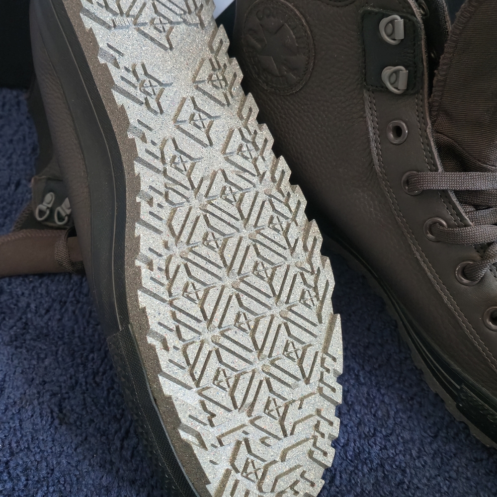 Converse Men's Dark Brown High-Top Sneakers - Picture 3 of 6